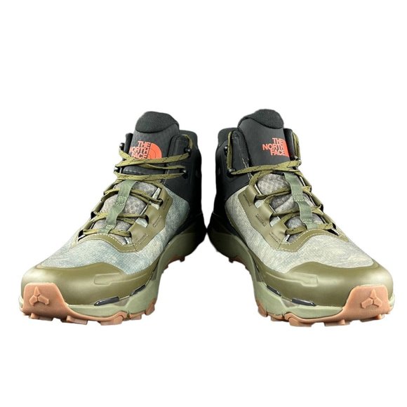 The North Face Mens Vectiv Exploris Mid Futurelight Olive Green Boots Sz 11.5-14 - Picture 8 of 9